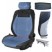 FRONT SEAT COVER CARBON STYLE BLUE C1