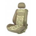 TAILORED SEAT COVERS POLYESTER X SERIES JACQUARD PATTERNS PU LEATHER ON SIDE, GREAT LONGEVITY