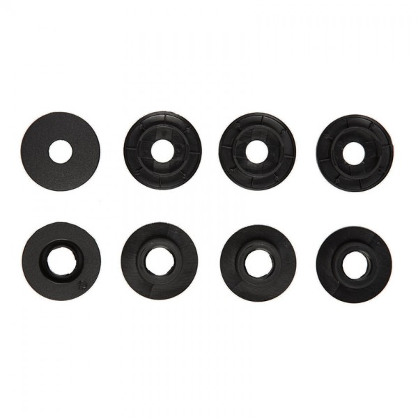Κουμπώματα στρογγυλά μαύρα σετ για Opel 4τμχ