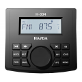 HASDA MP3 PLAYER H-334 4x50W ΜΕ ΡΑΔΙΟΦΩΝΟ/USB/BLUETOOTH (ΑΔΙΑΒΡΟΧΟ/ΜΑΥΡΟ)